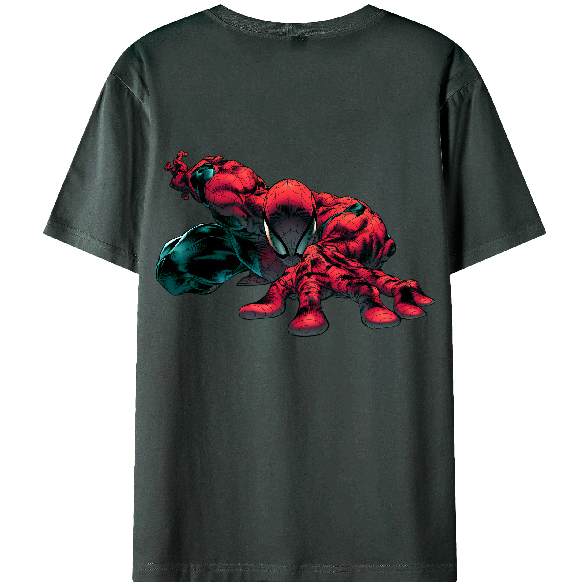 （画像用） アベンジャーズ The Avengers 綿100％ メンズ半袖Tシャツ（バックプリント） 通気性